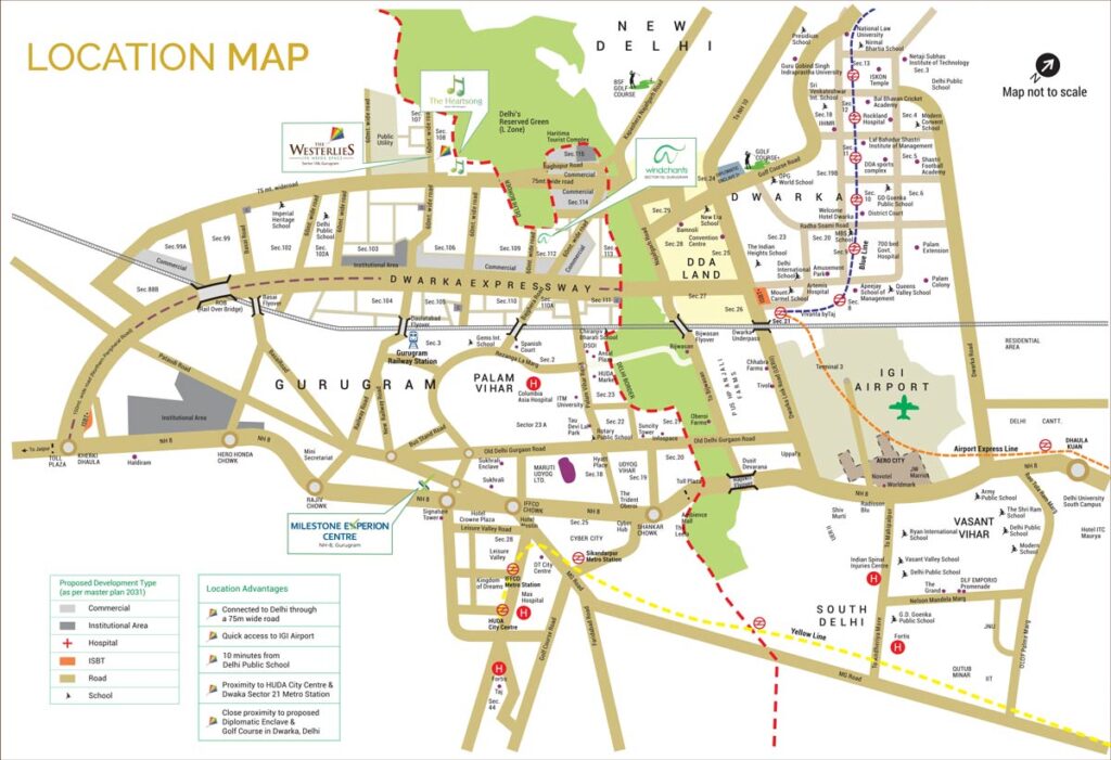 Experion The Westerlies Location Map