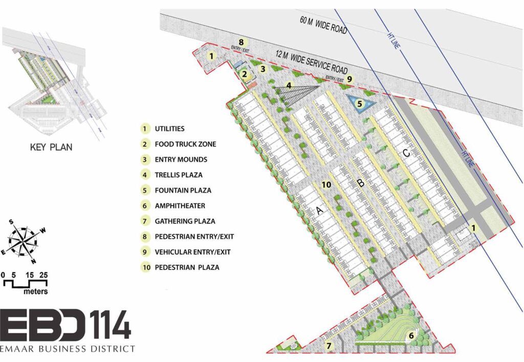 Emaar Business District EBD-114 by Emaar in Sector114 - Floors Map