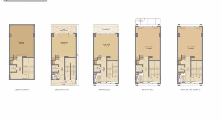 Emaar Business District EBD-114 by Emaar in Sector114 - Floors Map