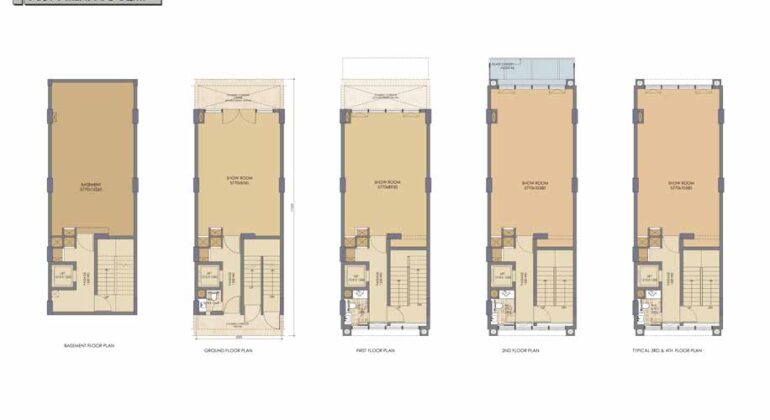 Emaar Business District EBD-114 by Emaar in Sector114 - Floors Map