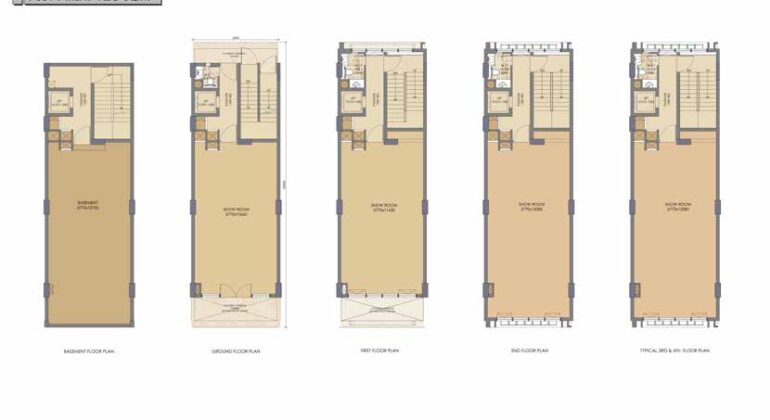 Emaar Business District EBD-114 by Emaar in Sector114 - Floors Map