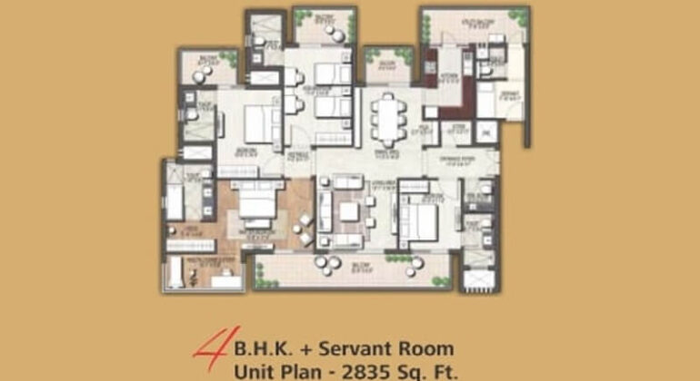 Floor Plan 26 Assotech Blith Gurgaon 5023567 600 800
