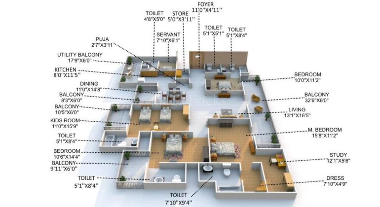 Floor Plan 38 Assotech Blith Gurgaon 5023567 535 1024