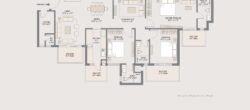 Emaar Imperial Gardens 2000 Sq Ft Floor Plan