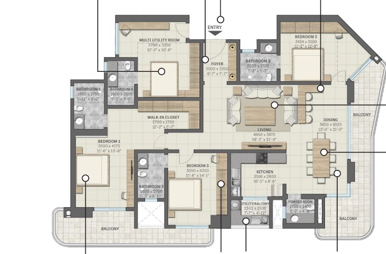 Sobha Altus Floor Plan