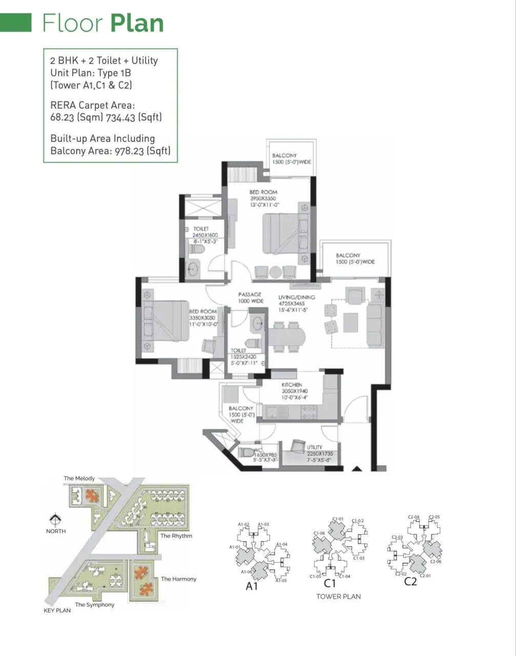 Experion the Heartsong Floor Plan