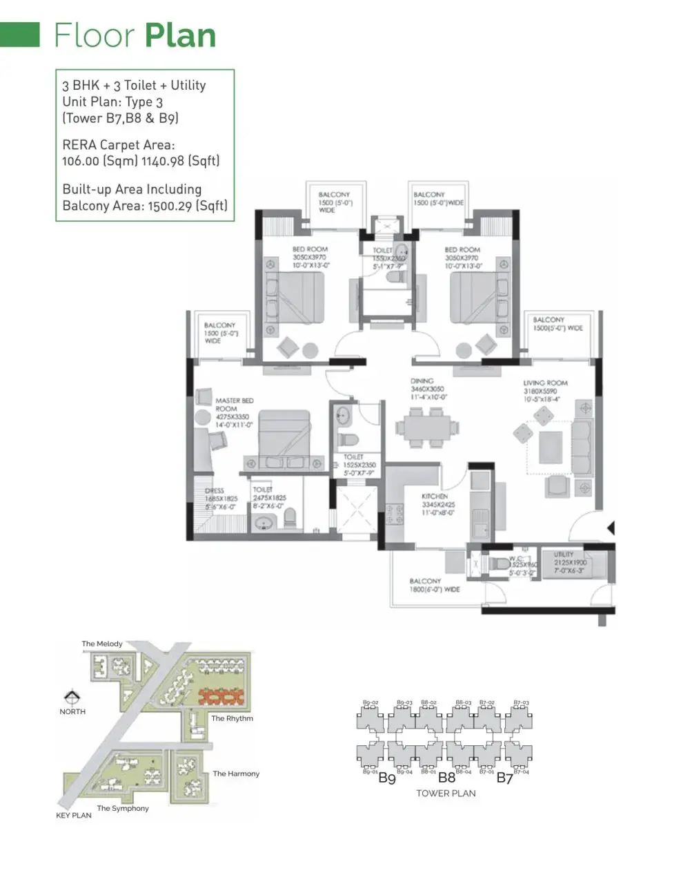 Experion the Heartsong Floor Plan